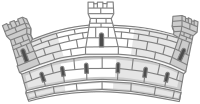 Mural Crown Of A Romanian Town