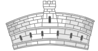 Mural Crown Of A Romanian Village
