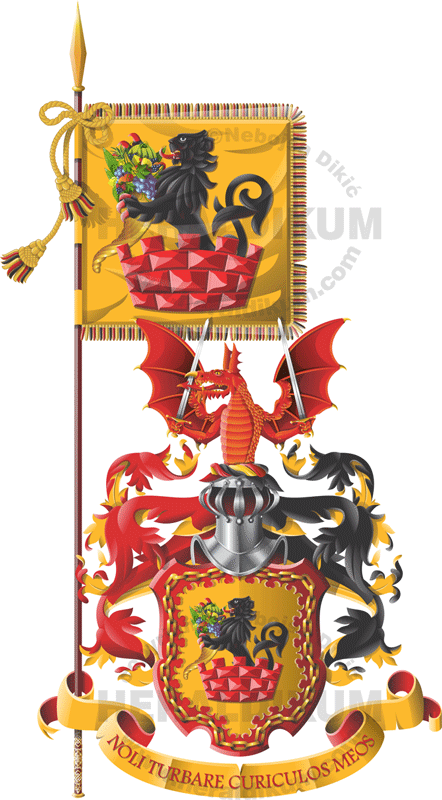 нови грб | new coat of arms
Нино Весковић, Србија | Nino Vesković, Serbia
http://www.heraldikum.com/en/grb-porodice-veskovic/